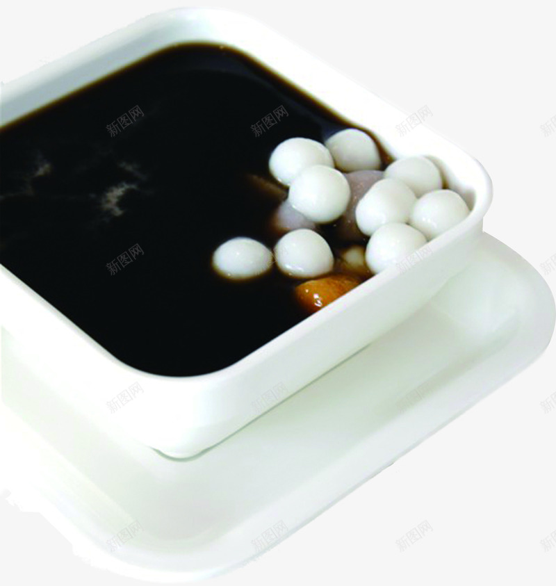 白色器皿中的黑色甜品欧式花纹png免抠素材_新图网 https://ixintu.com 器皿 欧式 甜品 白色 花纹 黑色