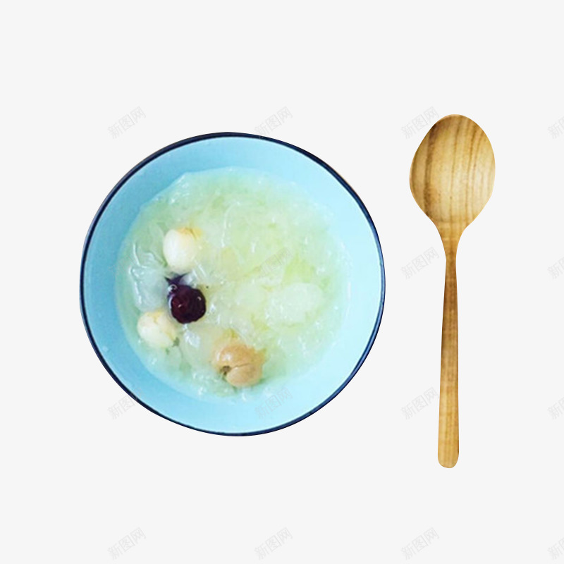 清新银耳莲子汤png免抠素材_新图网 https://ixintu.com 清新甜品 滋补美食 美味甜汤 银耳汤