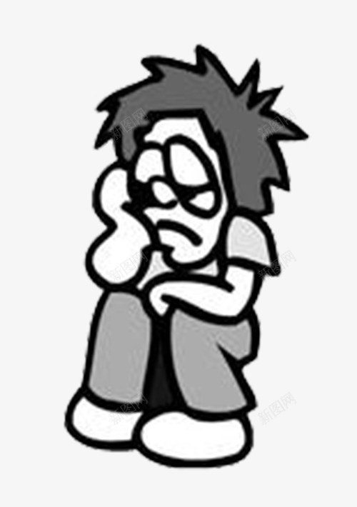 冷漠形象png免抠素材_新图网 https://ixintu.com 元素 冷漠 孤独 形象 经典 设计