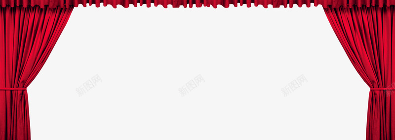 帘子png免抠素材_新图网 https://ixintu.com 布 帘子 红色