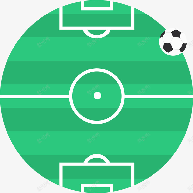 的足球场ColorFlaticons图标png_新图网 https://ixintu.com Footbal field 场 的足球
