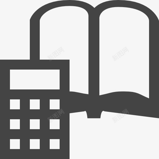 计算器和书图标png_新图网 https://ixintu.com 学校的材料 数学 数学教育 计算研究