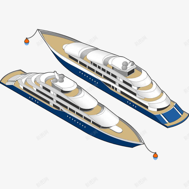 游艇png免抠素材_新图网 https://ixintu.com 卡通游艇 海上运输 游艇 航海 船