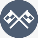 赛车国旗图标png_新图网 https://ixintu.com flags racing 旗帜 赛车