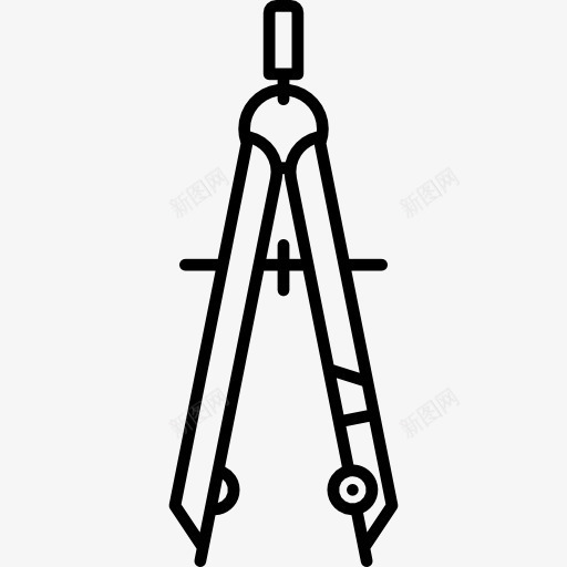 罗盘图标png_新图网 https://ixintu.com 学校的材料 工具和器具 指南针 画画