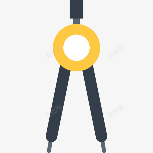 罗盘图标png_新图网 https://ixintu.com 学校的材料 工具和器具 指南针 画画 编辑工具
