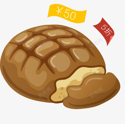 美味卡通甜点糕点psd免抠素材_新图网 https://ixintu.com 50元 5折 优惠券 卡通 甜点 糕点 美味 面包 食品banner素材