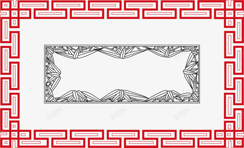 长方形古框矢量图ai免抠素材_新图网 https://ixintu.com png古框 古框素材 矢量古框 边框 长方形 矢量图