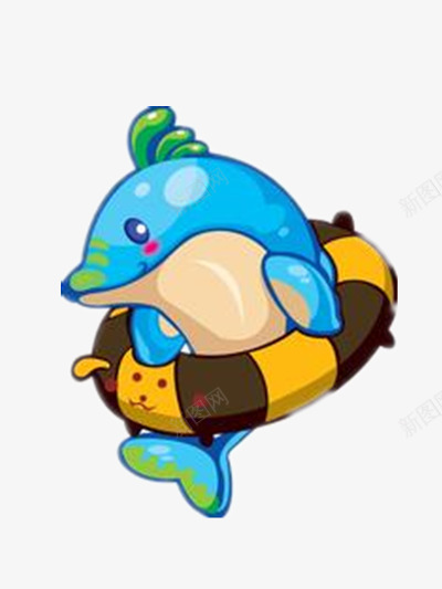 海豚png免抠素材_新图网 https://ixintu.com 动物 可爱 水生动物 海洋 海豚 游泳