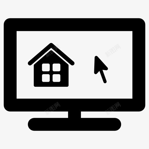 浏览家图标png_新图网 https://ixintu.com 家居 建筑 房地产 房子 浏览器 电脑屏幕