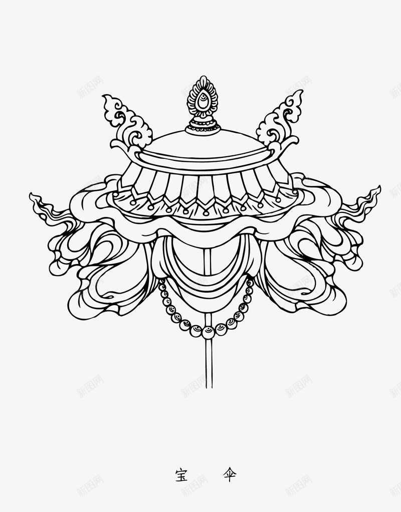 藏文化png免抠素材_新图网 https://ixintu.com 文化 线描图案 藏文化 藏族 藏族图案 藏族文化