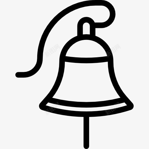 贝尔图标png_新图网 https://ixintu.com 乐器 报警 航海 船 铃 音乐