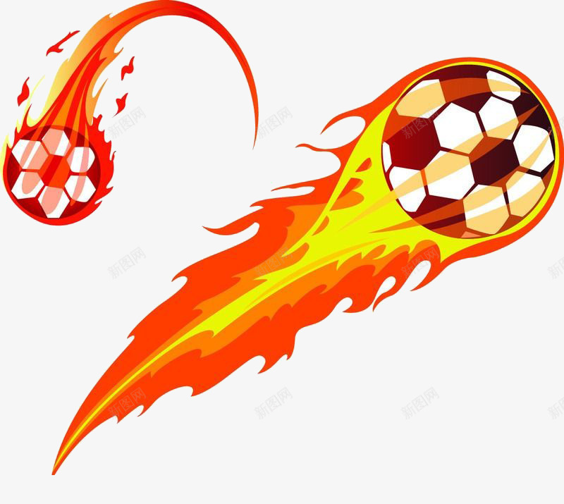 足球火png免抠素材_新图网 https://ixintu.com 火焰 足球 足球火