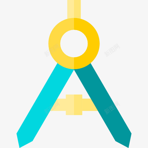 罗盘图标png_新图网 https://ixintu.com 学校的材料 工具和器具 指南针 画画