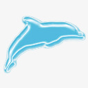 海之精灵海豚图标png_新图网 https://ixintu.com 海之精灵海豚图标