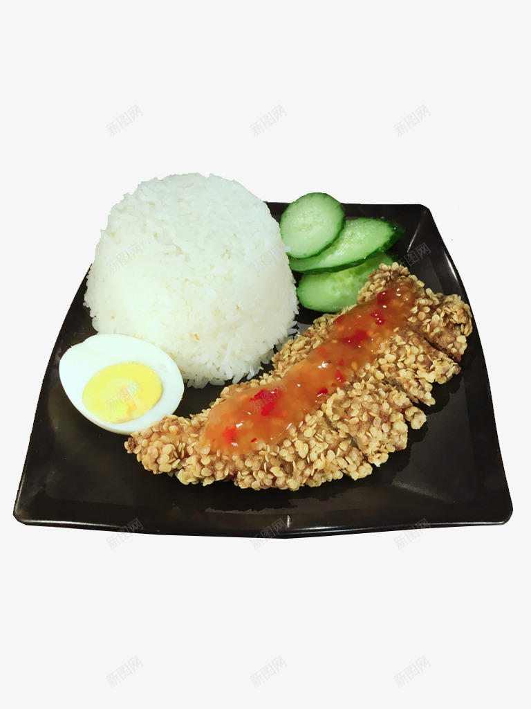 酱汁鸡排饭png免抠素材_新图网 https://ixintu.com 摄影 盖饭 米饭 西餐 西餐美食 餐饮美食 鸡排 鸡排饭