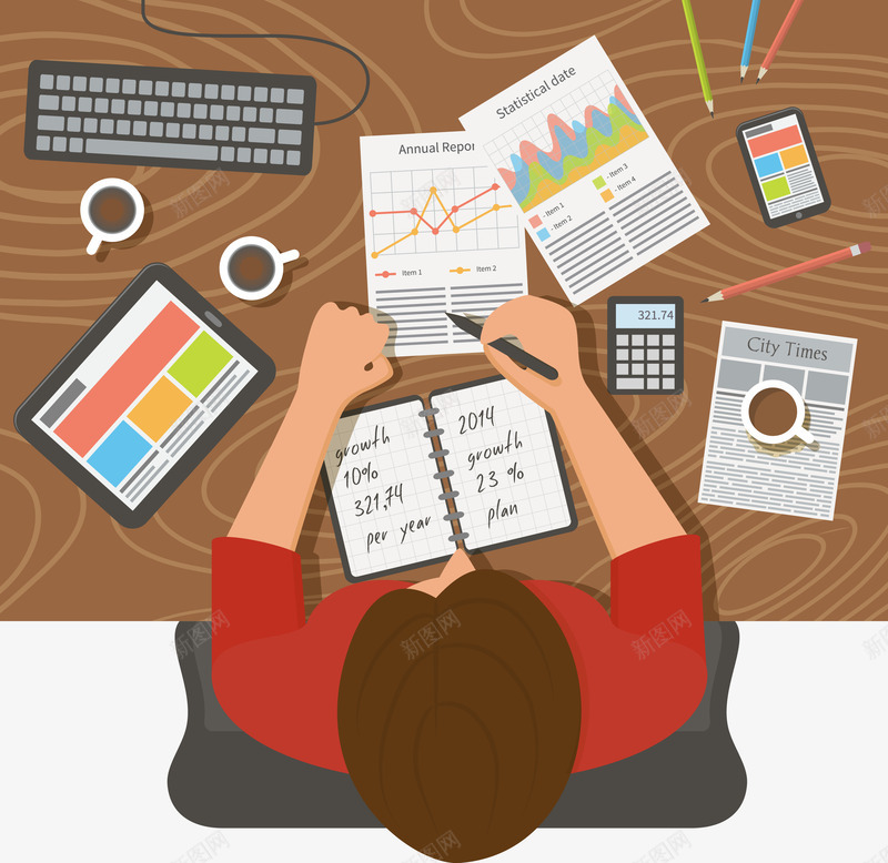 俯视商业人物矢量图eps免抠素材_新图网 https://ixintu.com 上午素材 卡通素材 商业素材 扁平化素材 矢量人物 矢量卡通素材 矢量商业素材 矢量图 矢量素材 鸟瞰人