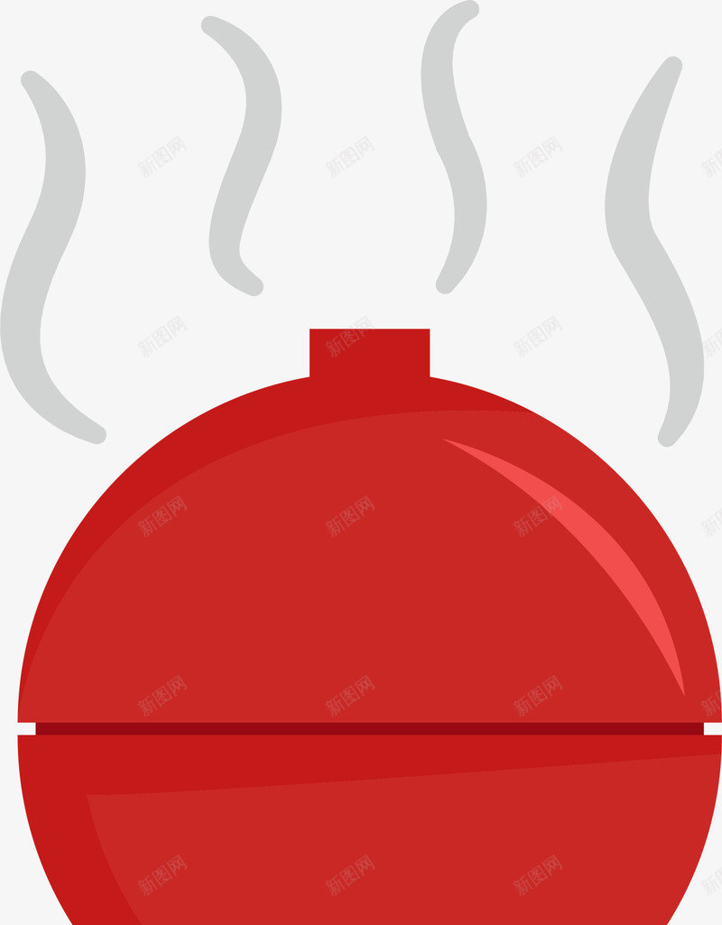 红色金色烧烤炉子png免抠素材_新图网 https://ixintu.com bbq 春游 烤炉 烧烤 烧烤炉子 踏青 郊游 野炊 野餐