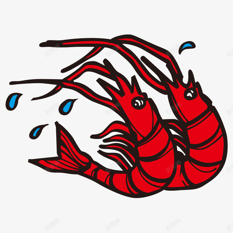 卡通龙虾png免抠素材_新图网 https://ixintu.com 椁愰 椋熺墿 榫欒櫨 缁胯壊椋熷搧 缇庨 鍗