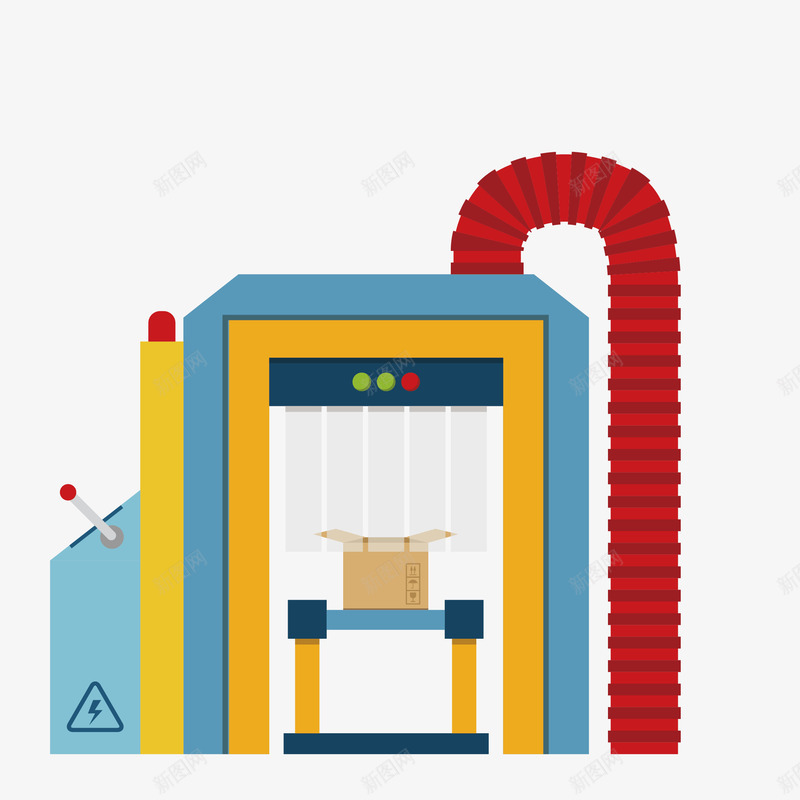 卡通手绘机器设备png免抠素材_新图网 https://ixintu.com 创意 动漫动画 卡通手绘 商务 彩色 机器设备