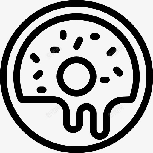 甜甜圈图标png_新图网 https://ixintu.com baker 炸圈饼 甜 甜点 甜甜圈 食品