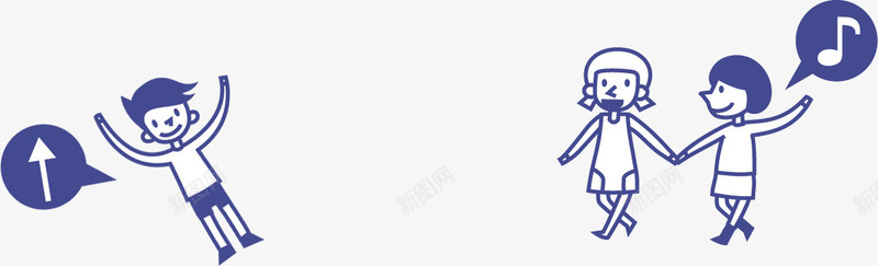 手绘蓝色学校图标png_新图网 https://ixintu.com 图标 学校 蓝色