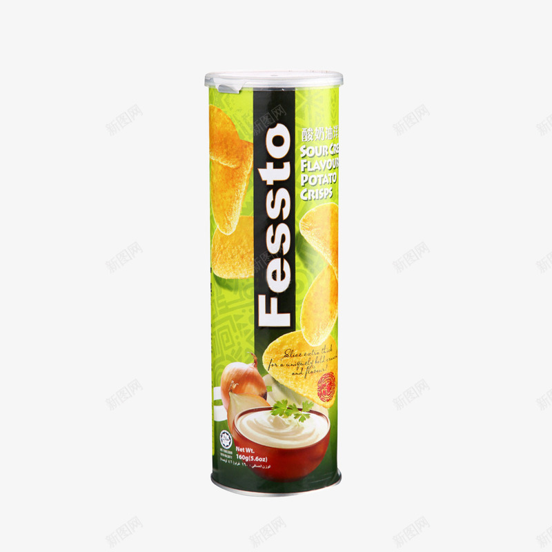 菲斯图酸奶油洋葱味薯片png免抠素材_新图网 https://ixintu.com 海外食品 薯片 酸奶油洋葱味