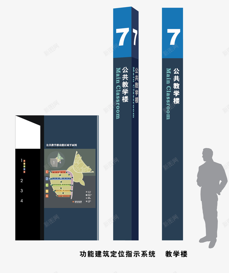 房地产导视牌免费png免抠素材_新图网 https://ixintu.com ai 导视牌 导视牌制作方案 房地产 白色