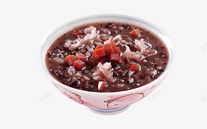 山楂红豆薏米粥psd免抠素材_新图网 https://ixintu.com 免扣素材 甜品 甜羹 红豆 薏米