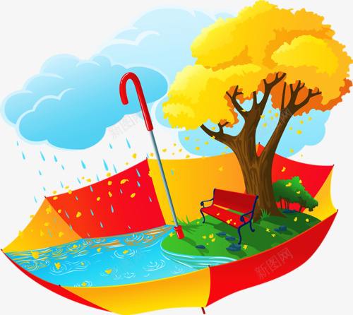 卡通雨伞png免抠素材_新图网 https://ixintu.com 天堂伞 太阳伞 晴天伞 遮阳伞 防晒伞