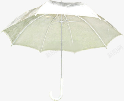 白色透明雨伞装饰png免抠素材_新图网 https://ixintu.com 白色 装饰 透明 雨伞