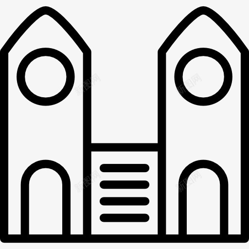 建筑图标png_新图网 https://ixintu.com 办公大楼 办公室 城市 城镇 市建设 建筑 建筑与城市 房地产