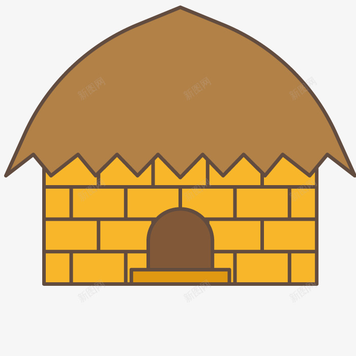 模型小屋png免抠素材_新图网 https://ixintu.com 居住 建筑 房地产 房子 民房