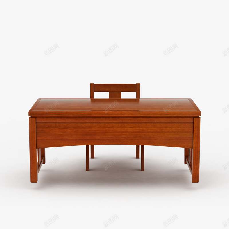 一套棕色书房写字桌png免抠素材_新图网 https://ixintu.com 一套棕色书房写字桌 书房写字桌 写字桌 桌子 棕色