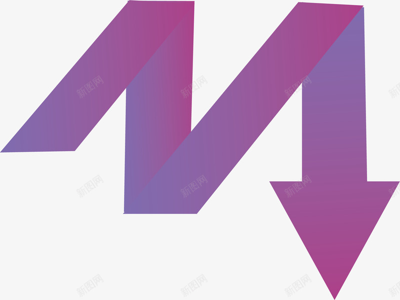 紫色螺旋折纸箭头矢量图ai免抠素材_新图网 https://ixintu.com 折纸箭头 矢量png 箭头 紫色箭头 螺旋 螺旋箭头 矢量图