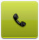 调用中心紧缩图标png_新图网 https://ixintu.com call center 中心 四边形 复古电话 小图标 果冻感 正方形 渐变 白色边框 绿底黑标 调用 黑色电话