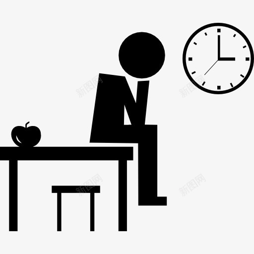 教授坐在桌子图标png_新图网 https://ixintu.com 人 坐 学校 教师 教授 教育 班级 表