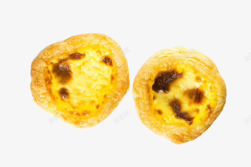 黄色蛋挞png免抠素材_新图网 https://ixintu.com 点心 甜品 蛋挞 面点 食物 黄色