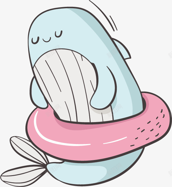 卡通手绘蓝色的海豚png免抠素材_新图网 https://ixintu.com 创意 动漫动画 卡通手绘 简约 美式家具 蓝色的海腿