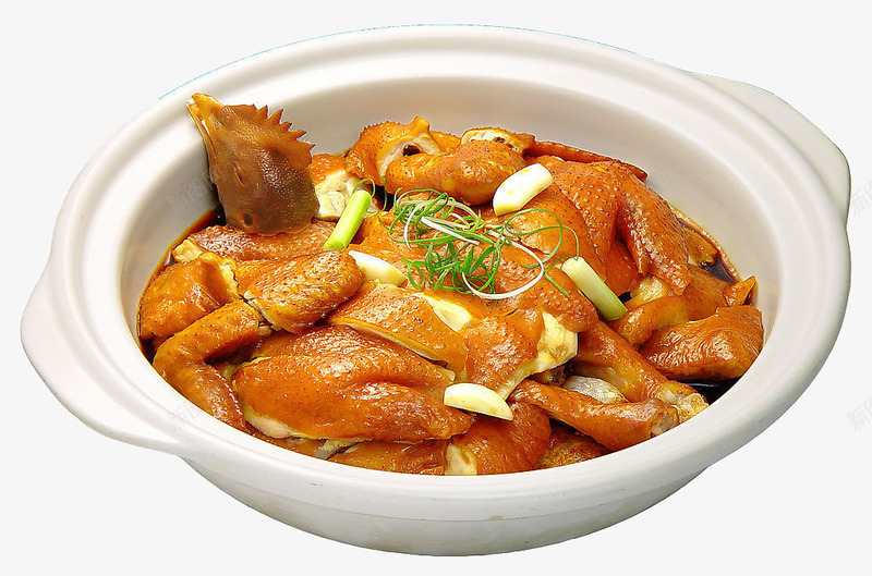 金黄脆皮嫩滑葱油鸡png免抠素材_新图网 https://ixintu.com 嫩滑 脆皮 葱油鸡 金黄
