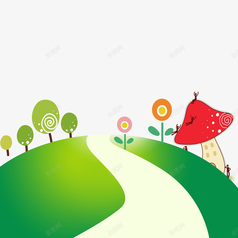 绿色现代节日装饰psd免抠素材_新图网 https://ixintu.com 扫墓 春天 清明 清明时节 清明节 绿色 艺术字 节日 踏青 雨水