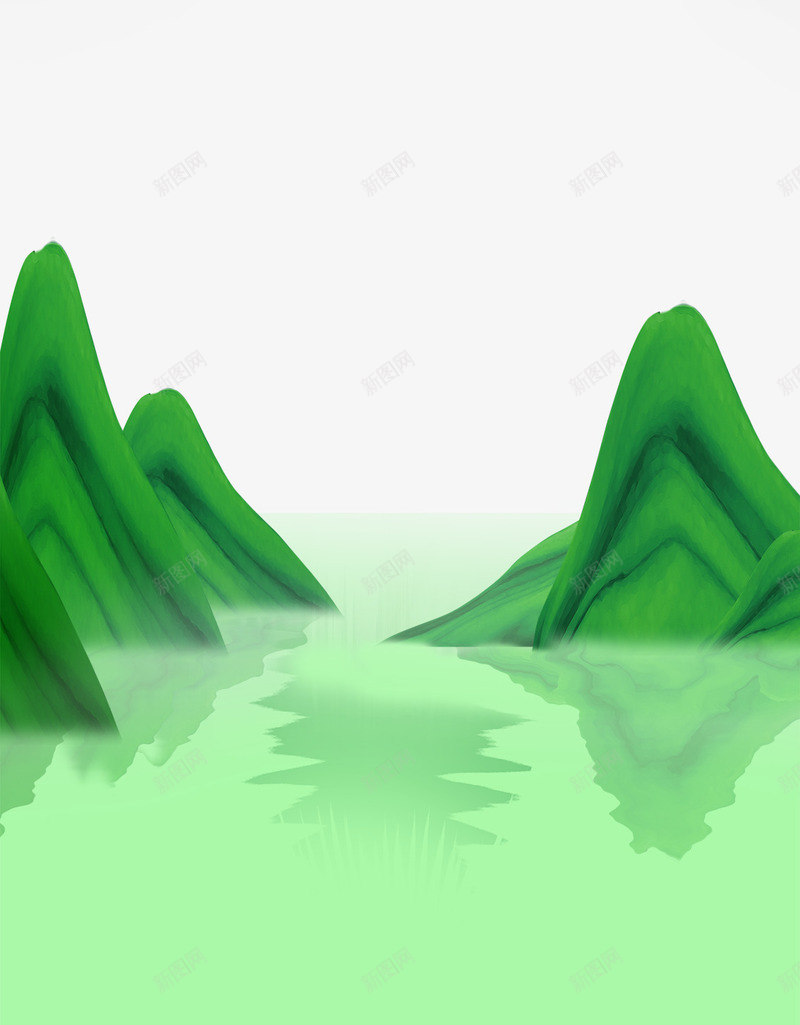 清明节清新绿色水彩装饰插画远山png免抠素材_新图网 https://ixintu.com 水彩 清新 清明节 清明节清新绿色水彩装饰插画远山湖水免费下载 湖水 绿色 装饰插画 远山