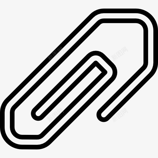 夹图标png_新图网 https://ixintu.com 办公图标 办公用品 回形针 夹 学校的材料 工具和器具 高度