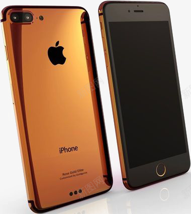 iphone7图标png_新图网 https://ixintu.com 数码产品 科技 苹果7 金色 黑色