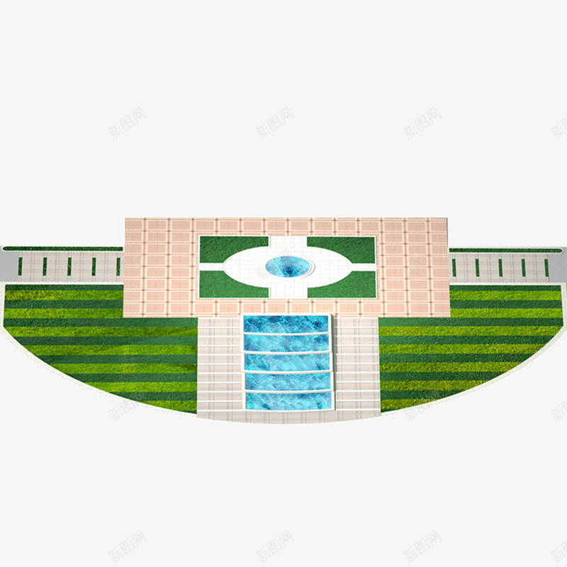 房地产小区绿化元素地坪png免抠素材_新图网 https://ixintu.com 房地产小区绿化元素地坪