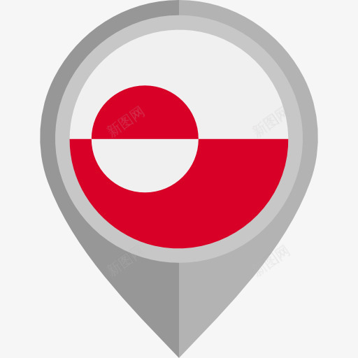 格陵兰岛图标png_新图网 https://ixintu.com 占位符 国家 旗 旗帜 格陵兰岛 民族