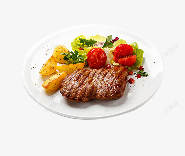 牛排土豆psd免抠素材_新图网 https://ixintu.com 牛排 牛排土豆PNG图片 美味 西餐