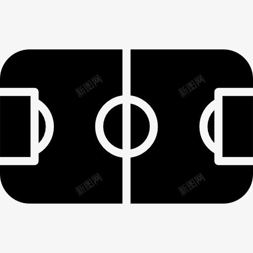 黑暗的圆形足球场上视图图标png_新图网 https://ixintu.com 体育 俯视 圆形 足球场 足球场上 踢足球 运动 黑暗的象征