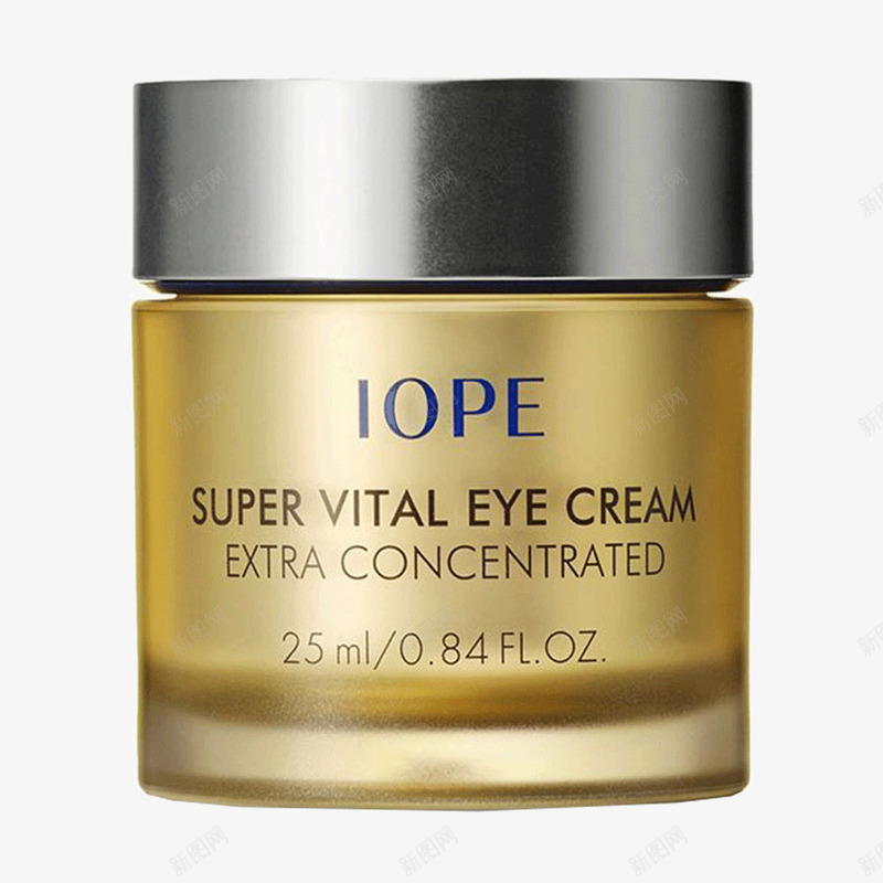 iope肌活紧致眼霜png免抠素材_新图网 https://ixintu.com iope 产品实物 化妆品 米色玻璃瓶 紧致眼霜 美妆