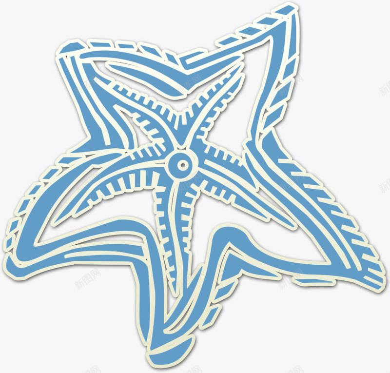 海星png免抠素材_新图网 https://ixintu.com 卡通 手绘 海元素 海星